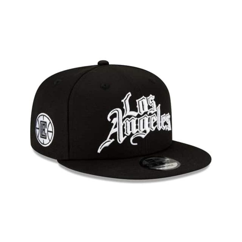 NBA Los Angeles Clippers City Edition 9Fifty Snapback (HIZ0947) - Black New Era Caps